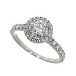 Cartier Destinee Ring Diamond 0.80ct H VS2 3EX #52 Pt Platinum DESTINEE