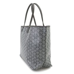 GOYARD Saint Louis PM Leather Herringbone Gray