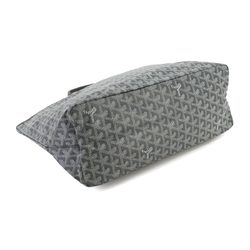 GOYARD Saint Louis PM Leather Herringbone Gray