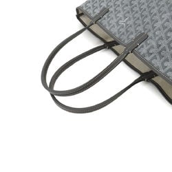 GOYARD Saint Louis PM Leather Herringbone Gray