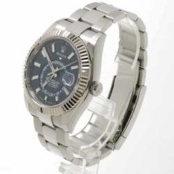 Rolex Sky-Dweller 326934 Random Roulette Men's Watch Blue K18WG Automatic