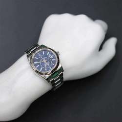 Rolex Sky-Dweller 326934 Random Roulette Men's Watch Blue K18WG Automatic