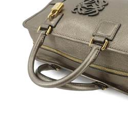 LOEWE Amazona 28 Handbag Leather Bronze 352.70.A03 Gold Hardware