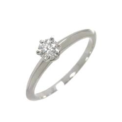 Tiffany & Co. Solitaire Ring Diamond Pt Platinum