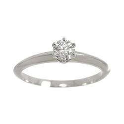 Tiffany & Co. Solitaire Ring Diamond Pt Platinum