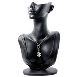 BVLGARI Astrale Cerchi Necklace 46cm K18 WG White Gold 750