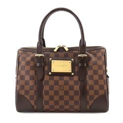 Louis Vuitton Damier Berkeley Handbag Ebene N52000 Gold Hardware