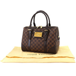 Louis Vuitton Damier Berkeley Handbag Ebene N52000 Gold Hardware