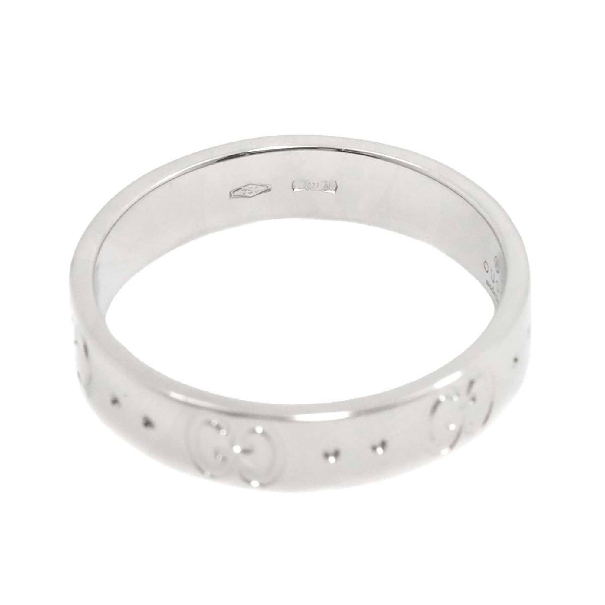 Gucci Icon #11 Ring, K18 WG White Gold 750, Ring