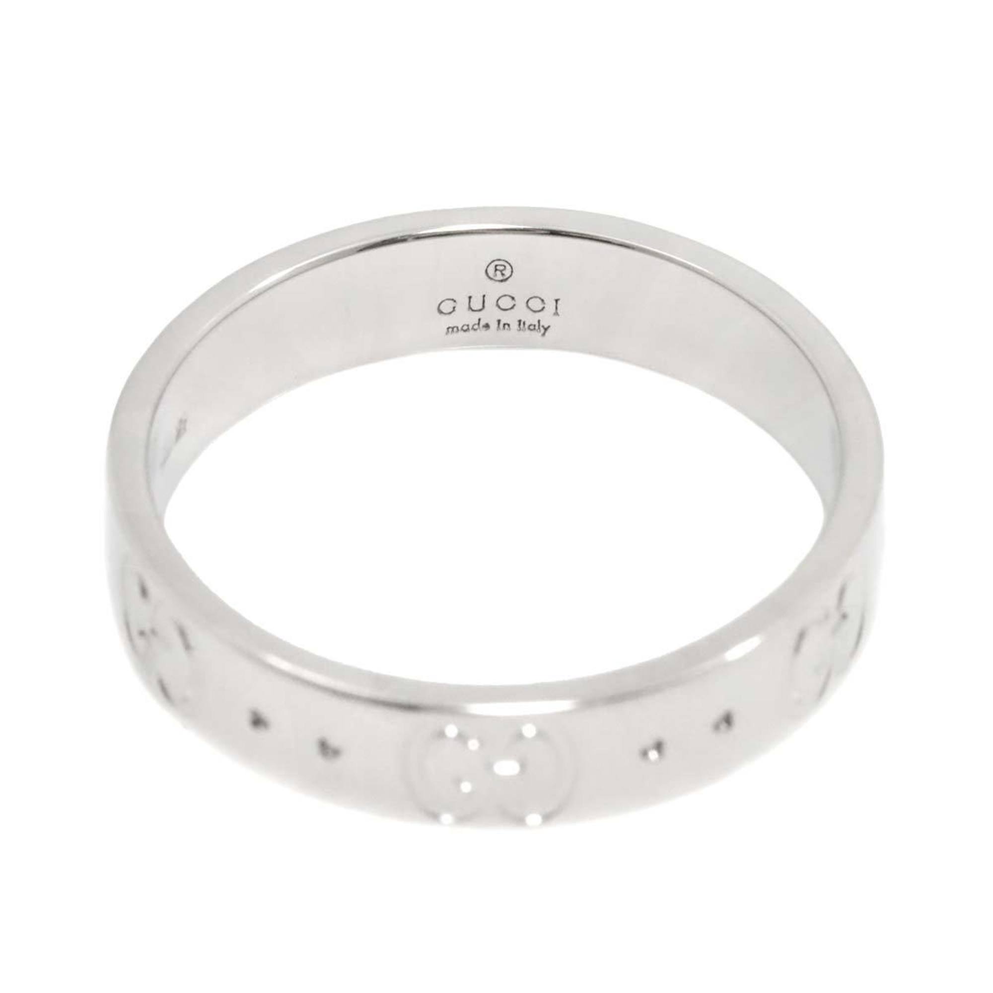 Gucci Icon #11 Ring, K18 WG White Gold 750, Ring