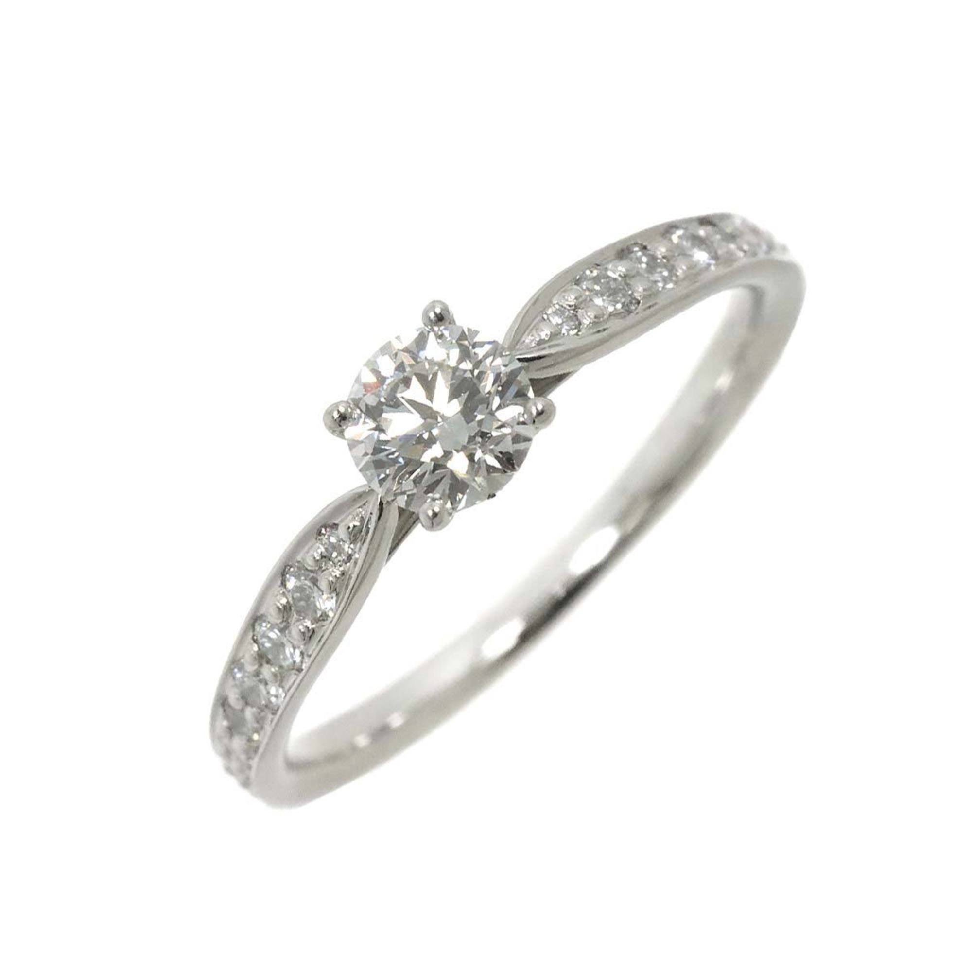 Tiffany & Co. Harmony Diamond 0.34ct I VS1 EX Ring Pt Platinum