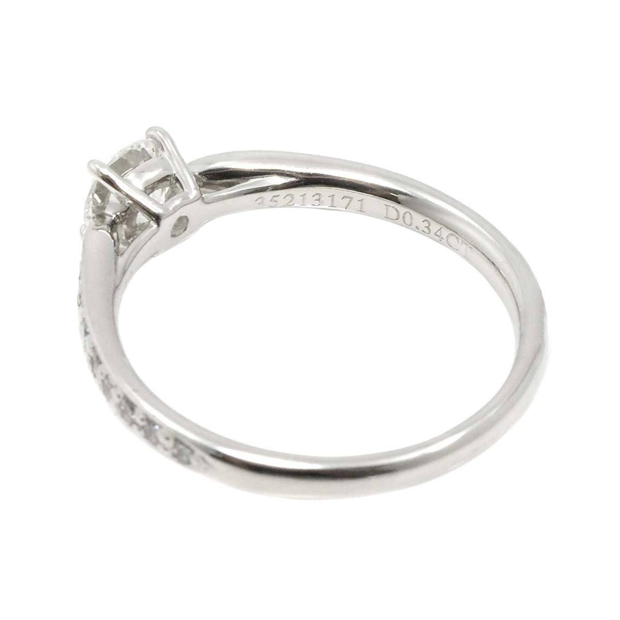 Tiffany & Co. Harmony Diamond 0.34ct I VS1 EX Ring Pt Platinum