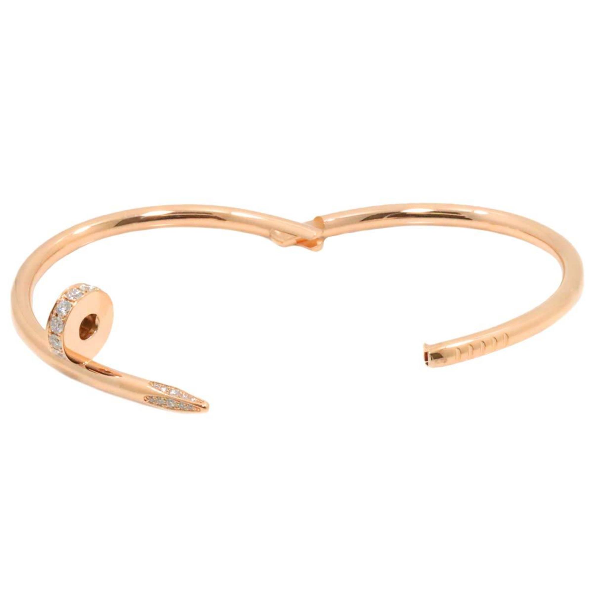 Cartier Juste Un Clou #15 Bracelet Diamond K18 PG Pink Gold 750