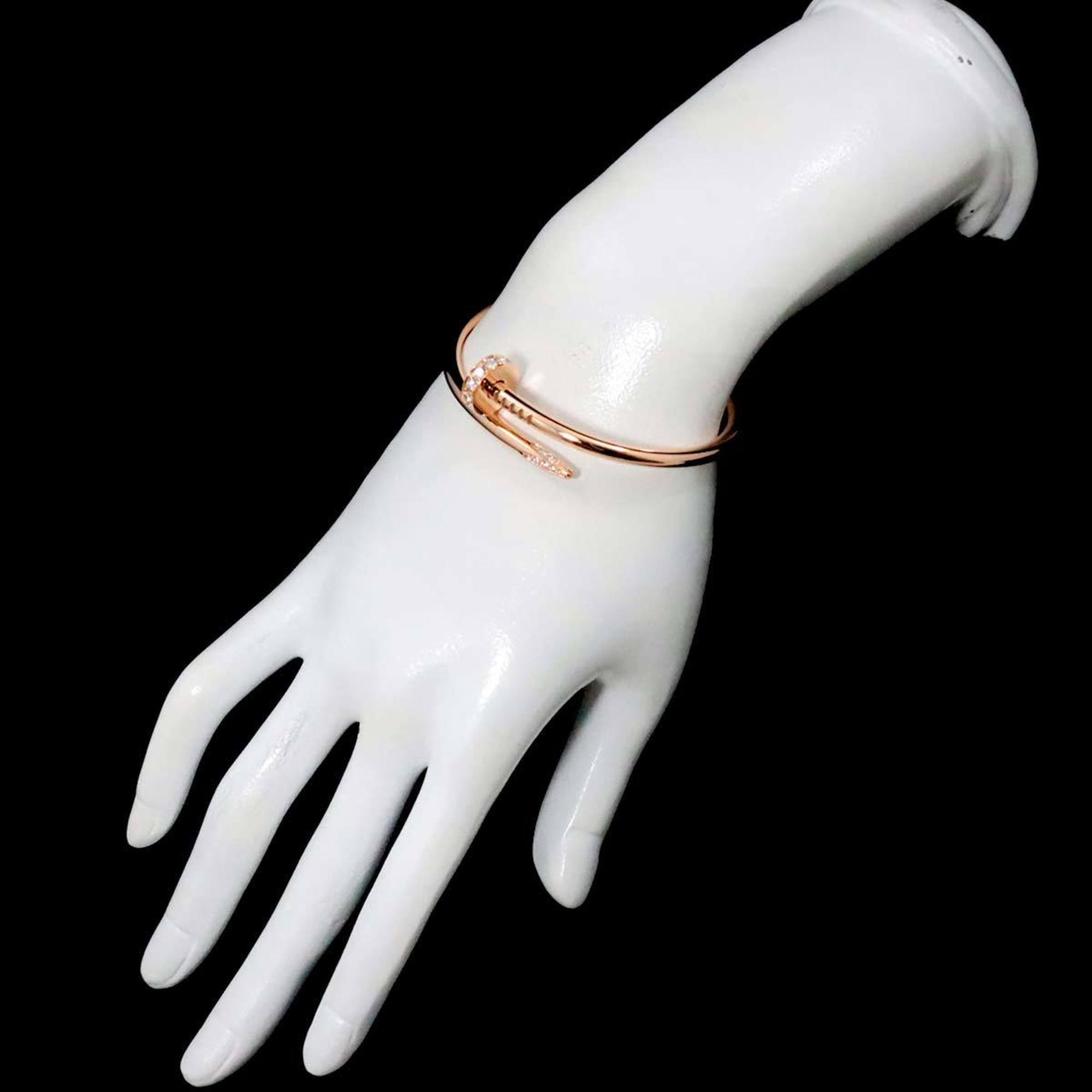 Cartier Juste Un Clou #15 Bracelet Diamond K18 PG Pink Gold 750