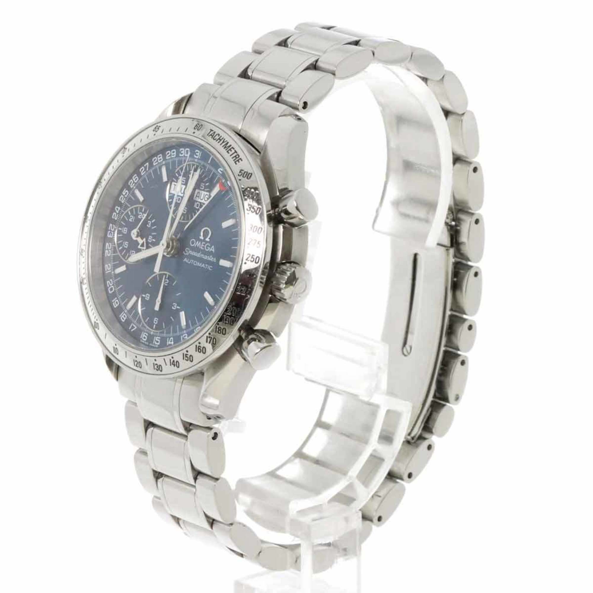 OMEGA Speedmaster Triple Calendar 3523 80 Men's Watch Blue Automatic