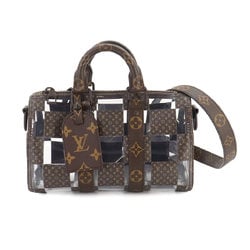 Louis Vuitton LOUIS VUITTON Monogram Chess Keepall Bandouliere 25 2way Hand Shoulder Bag Brown M20872 RFID