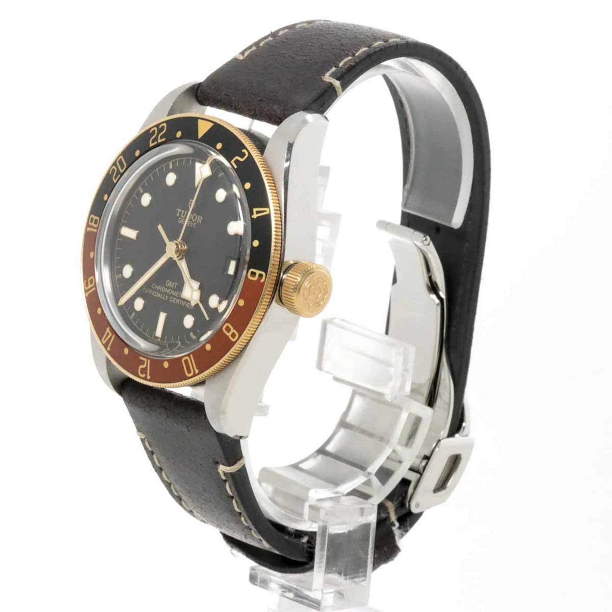 Tudor Black Bay GMT S&G combination 79833MN Men's watch Date K18YG Automatic