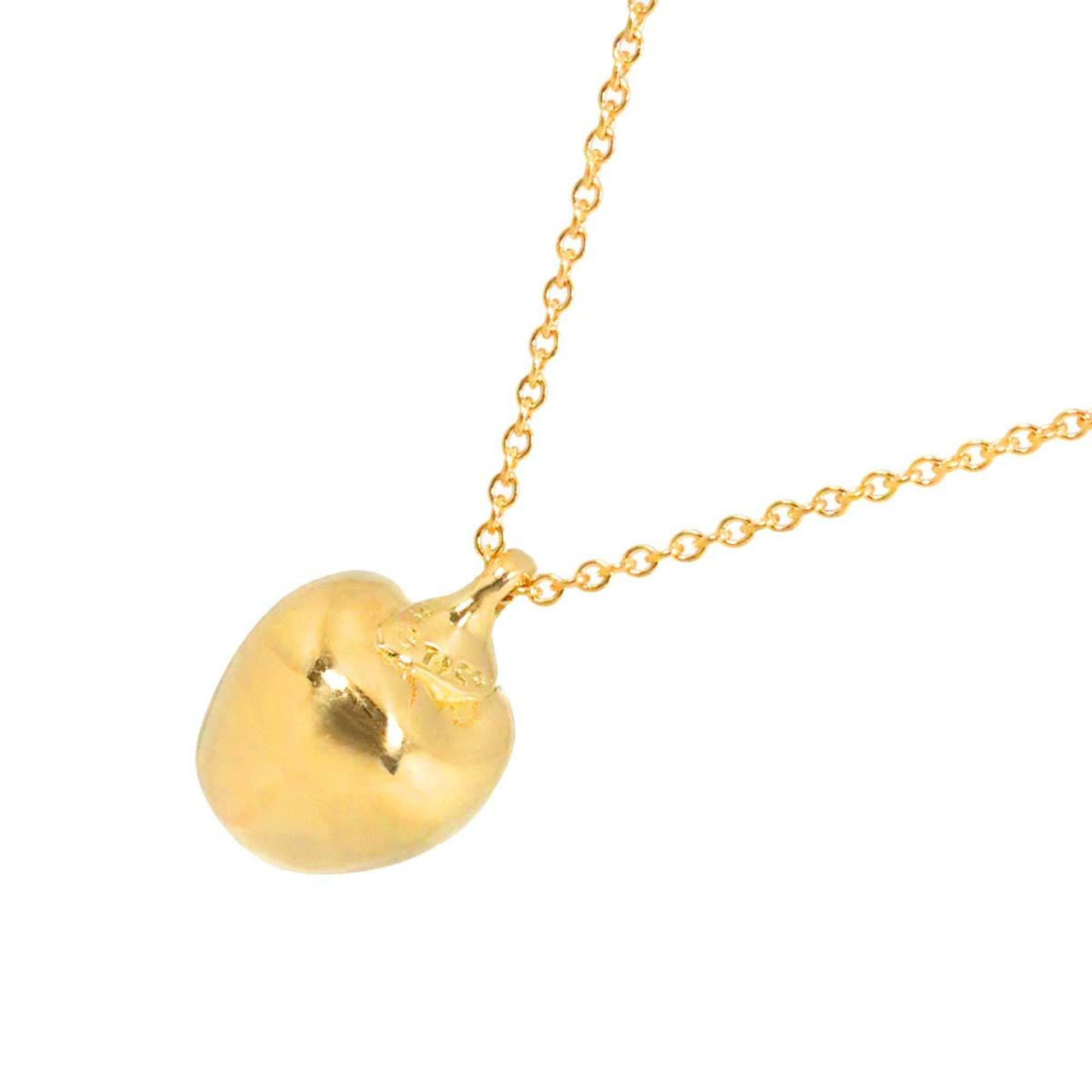 Tiffany & Co. Apple Necklace 40cm K18 YG Yellow Gold 750 motif