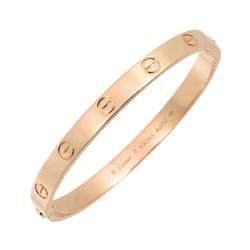 Cartier Love Bracelet #17 K18 PG Pink Gold 750 Bangle