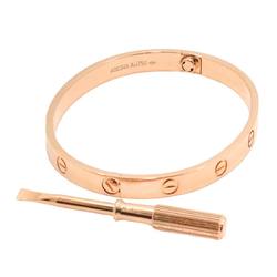 Cartier Love Bracelet #17 K18 PG Pink Gold 750 Bangle