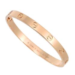 Cartier Love Bracelet #17 K18 PG Pink Gold 750 Bangle