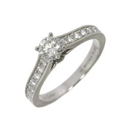 Cartier Solitaire Diamond 0.36ct H VS1 EX #48 Ring Pt Platinum