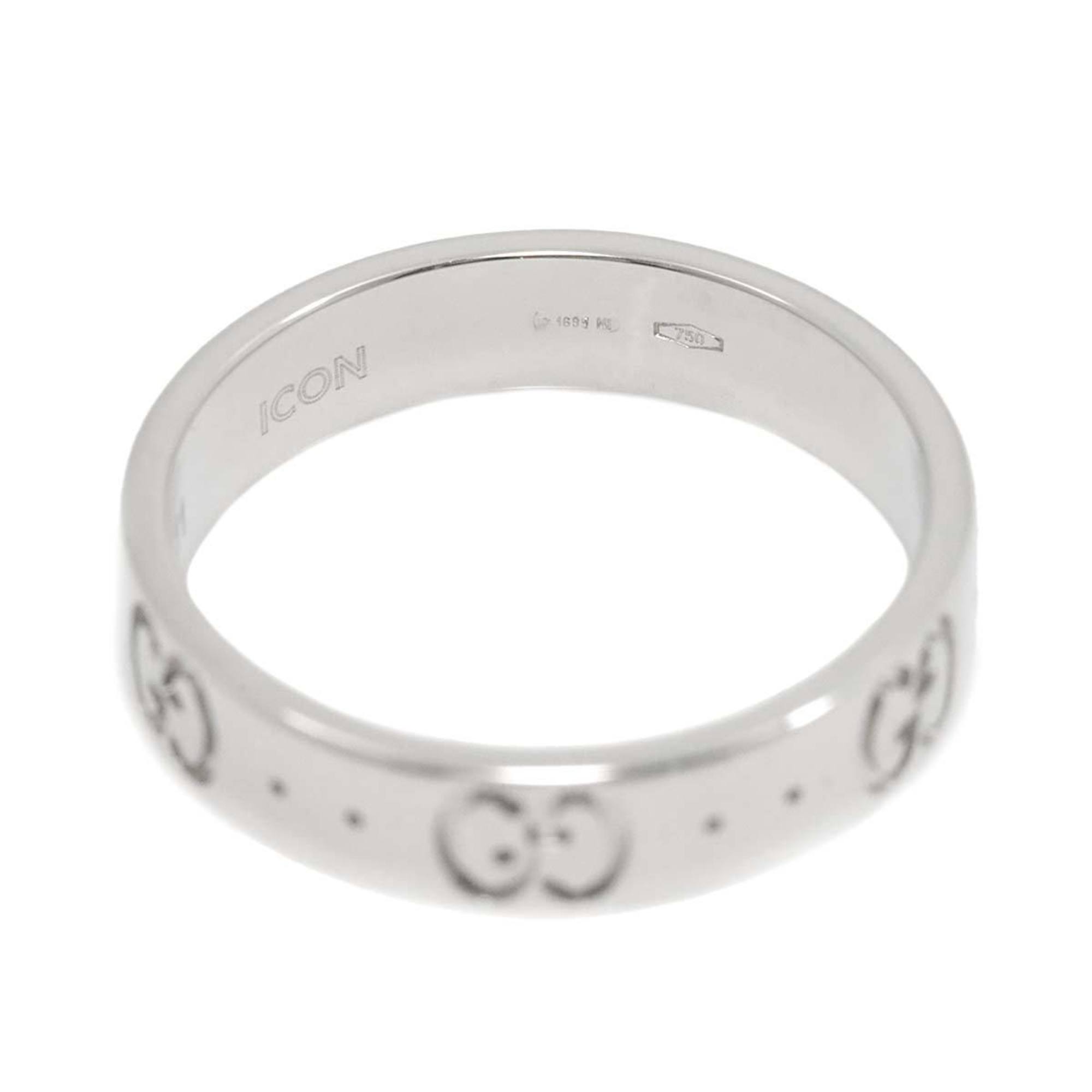 Gucci Icon #11 Ring, K18 WG White Gold 750, Ring