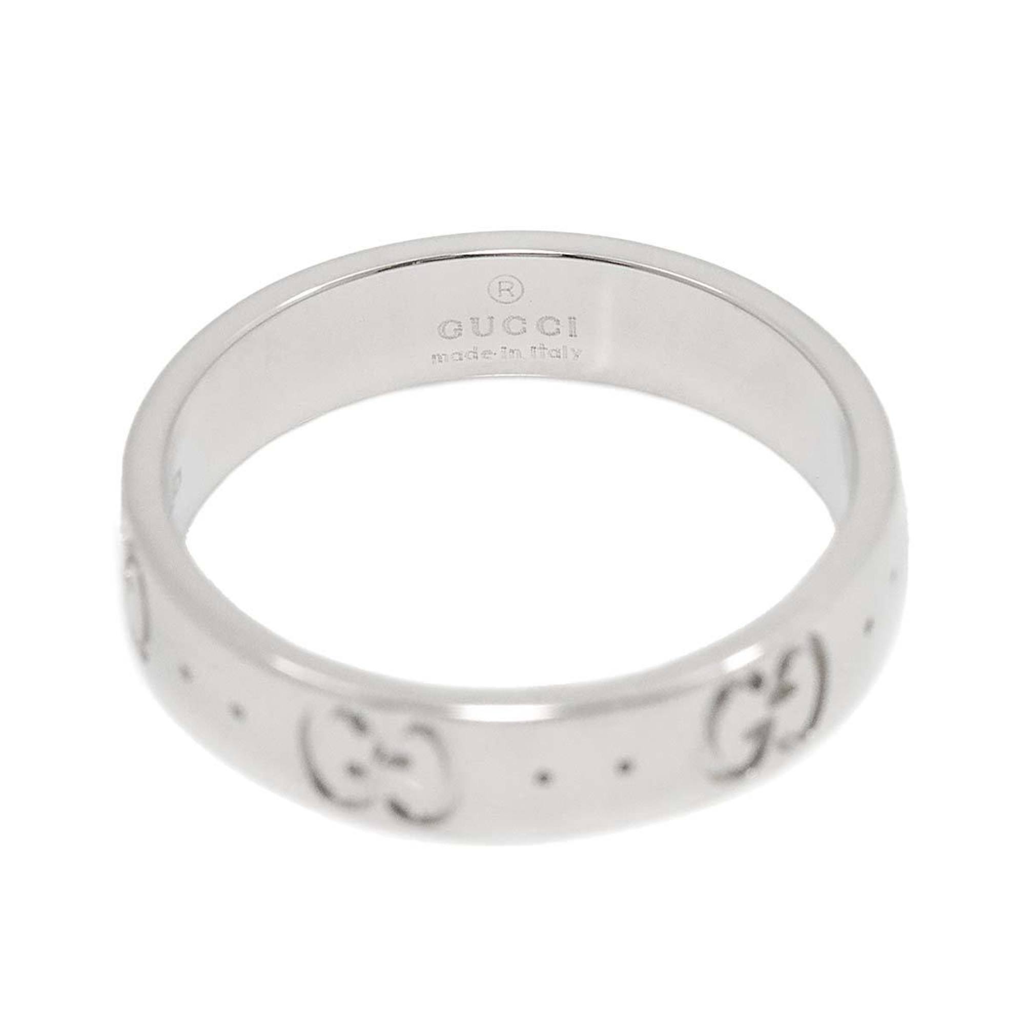 Gucci Icon #11 Ring, K18 WG White Gold 750, Ring