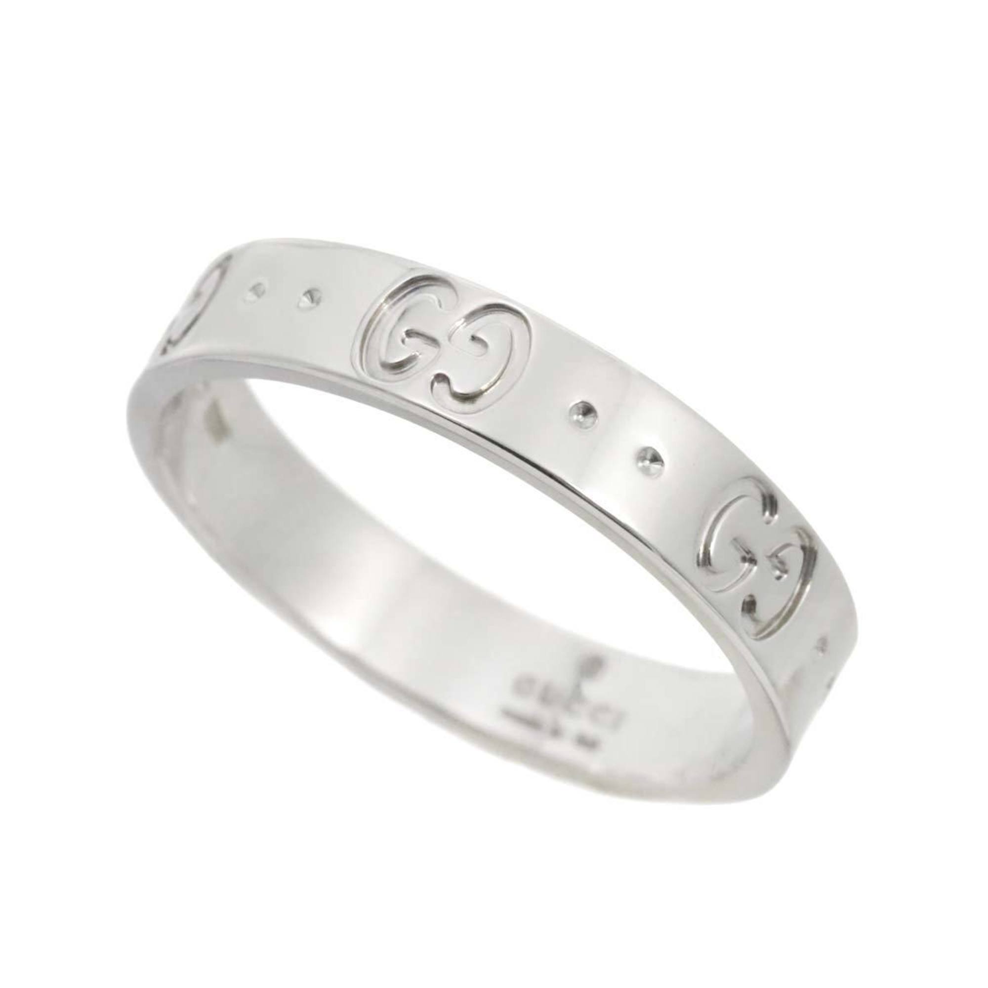 Gucci Icon #15 Ring, K18 WG White Gold 750, Ring