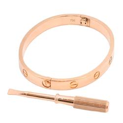 Cartier Love Bracelet #16 K18 PG Pink Gold 750 Bangle