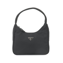 PRADA Handbag Nylon Black MV515 Silver Hardware Mini