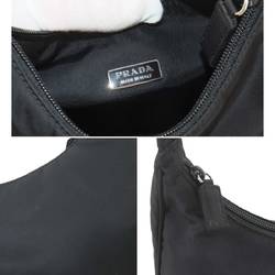 PRADA Handbag Nylon Black MV515 Silver Hardware Mini