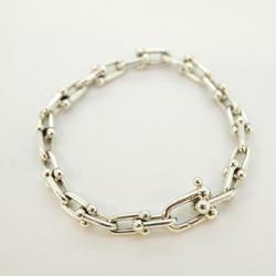 Tiffany Bracelet Small Hardware Link 925 Silver Women's