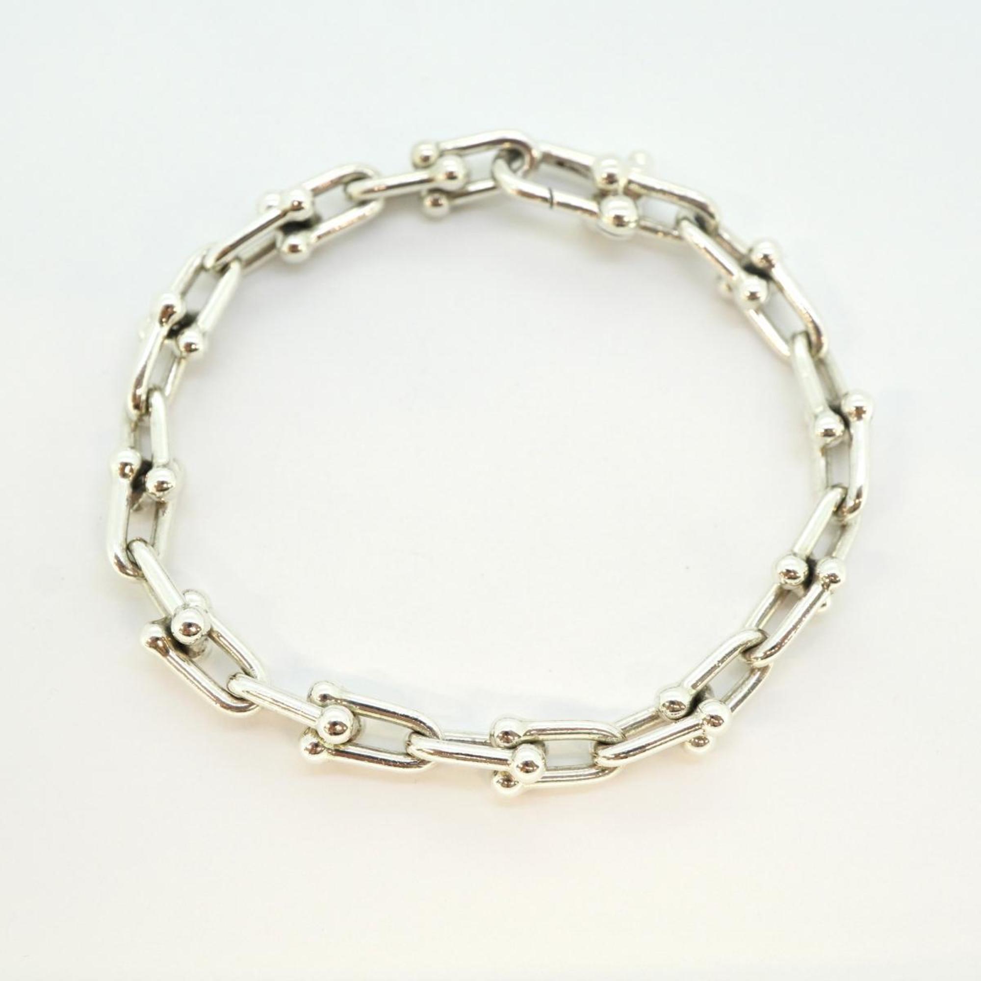 Tiffany Bracelet Small Hardware Link 925 Silver Women's