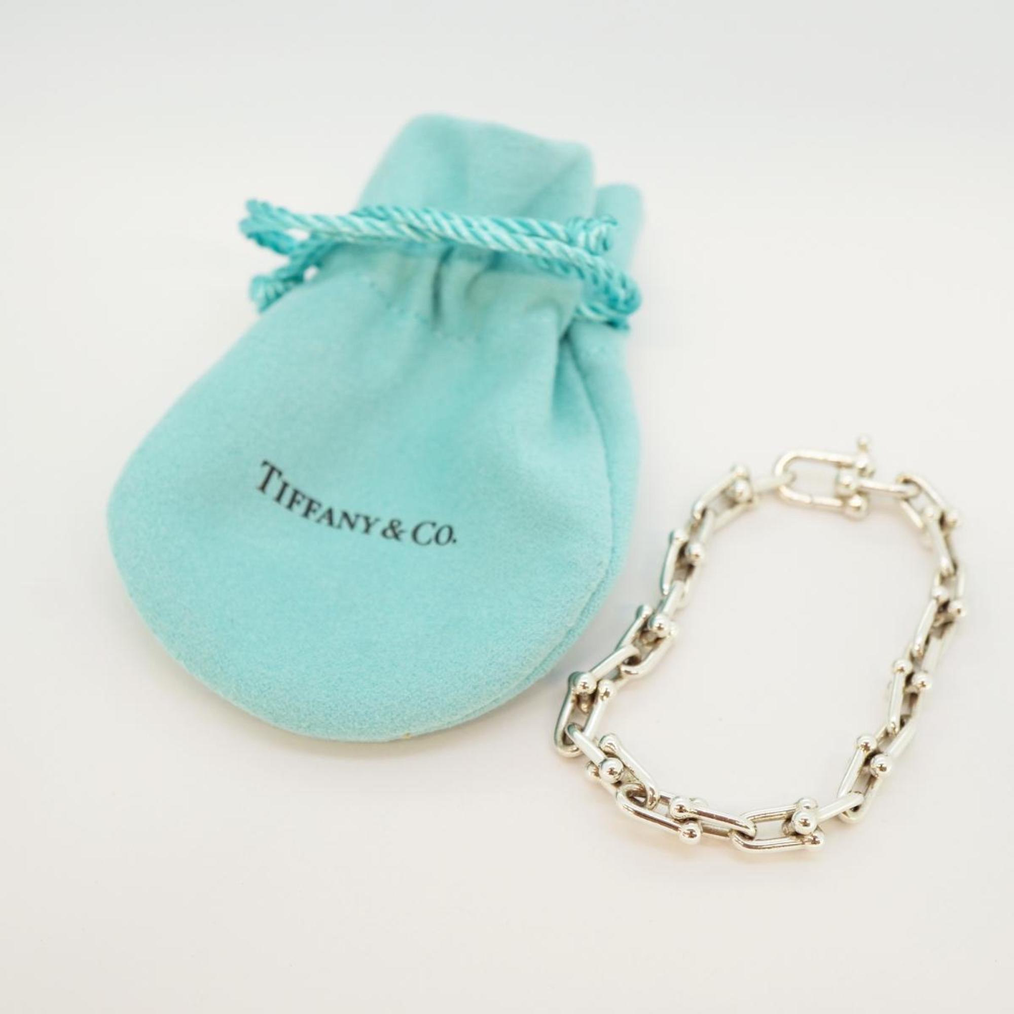 Tiffany Bracelet Small Hardware Link 925 Silver Women's