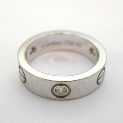 Cartier Ring Love 3PD Diamond K18WG White Gold Ladies