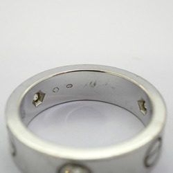 Cartier Ring Love 3PD Diamond K18WG White Gold Ladies