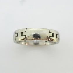 Hermes Ring Hercules K18WG White Gold Men's