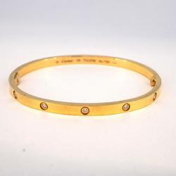 Cartier Bracelet Full Diamond Love K18YG Yellow Gold Ladies