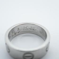 Cartier Ring Love Pt950 Platinum Ladies