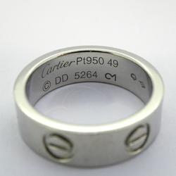 Cartier Ring Love Pt950 Platinum Ladies