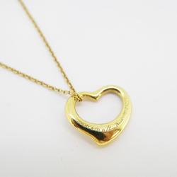 Tiffany Necklace Heart K18YG Yellow Gold Women's