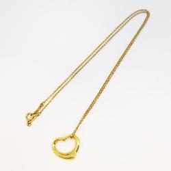 Tiffany Necklace Heart K18YG Yellow Gold Women's