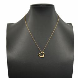 Tiffany Necklace Heart K18YG Yellow Gold Women's