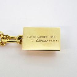 Cartier Necklace Ingot 1PD Diamond K18YG Yellow Gold Women's