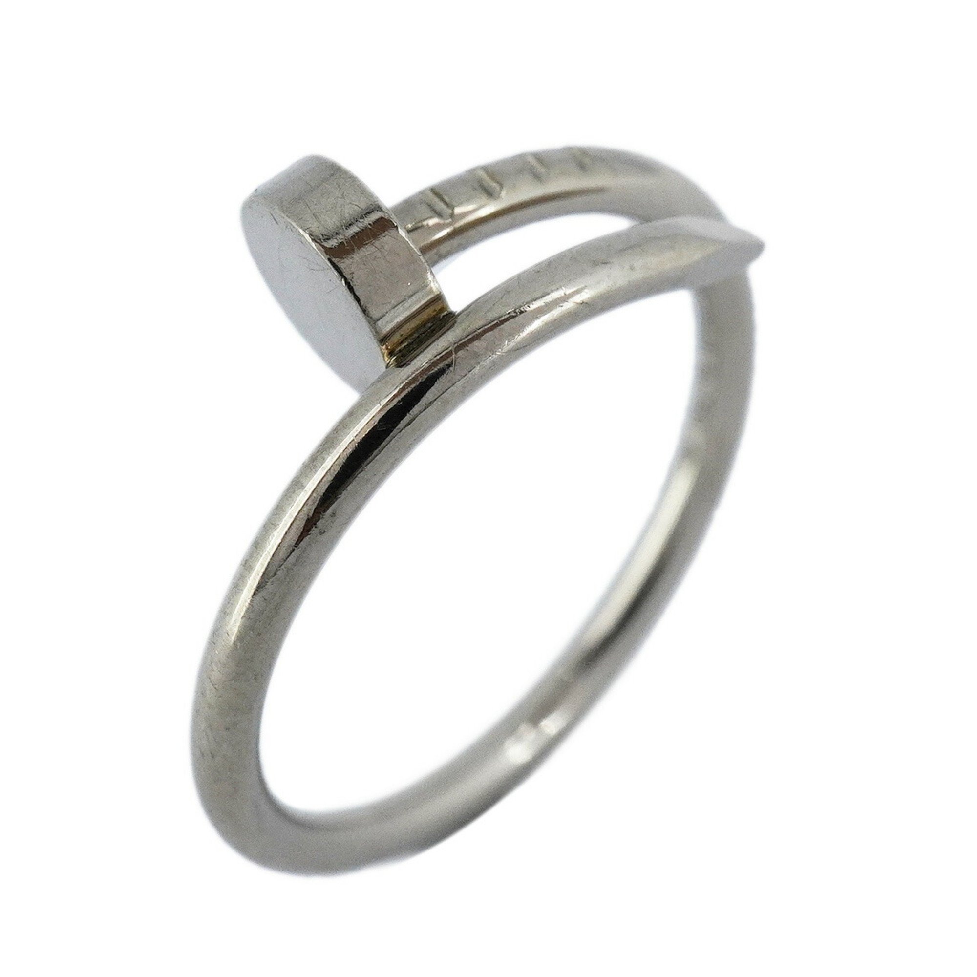 Cartier Ring Juste Unclou K18WG White Gold Ladies