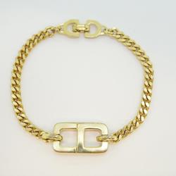 Christian Dior Bracelet CD GP Plated Gold Women's