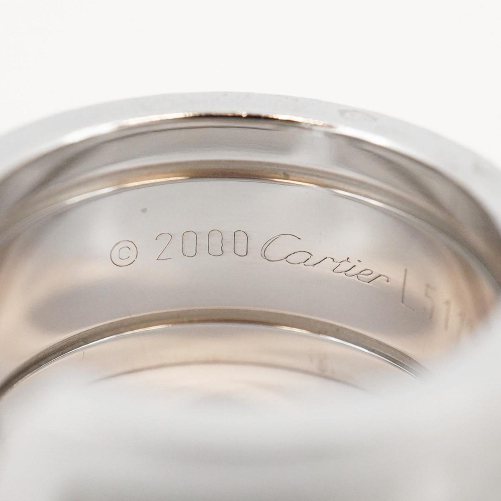 Cartier Ring 2C K18WG White Gold Ladies