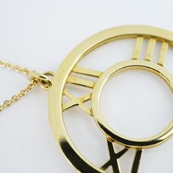 Tiffany Necklace Atlas Circle K18YG Yellow Gold Women's