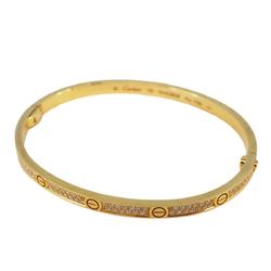 Cartier Bracelet Pavé Love Diamond K18YG Yellow Gold Women's